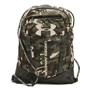Under Armour Unisex-Adult Undeniable Sackpack , Black (001)/Metallic Silver , One Size Fits Most
