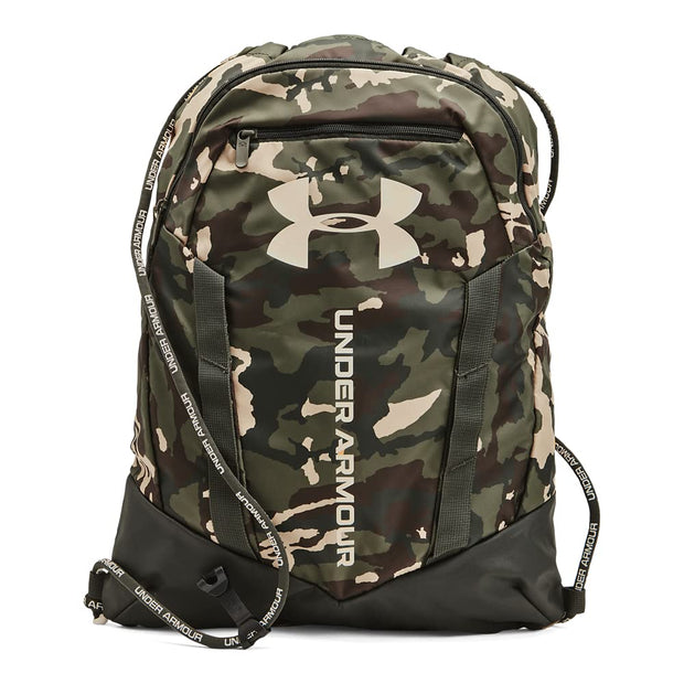 Under Armour Unisex-Adult Undeniable Sackpack , Black (001)/Metallic Silver , One Size Fits Most