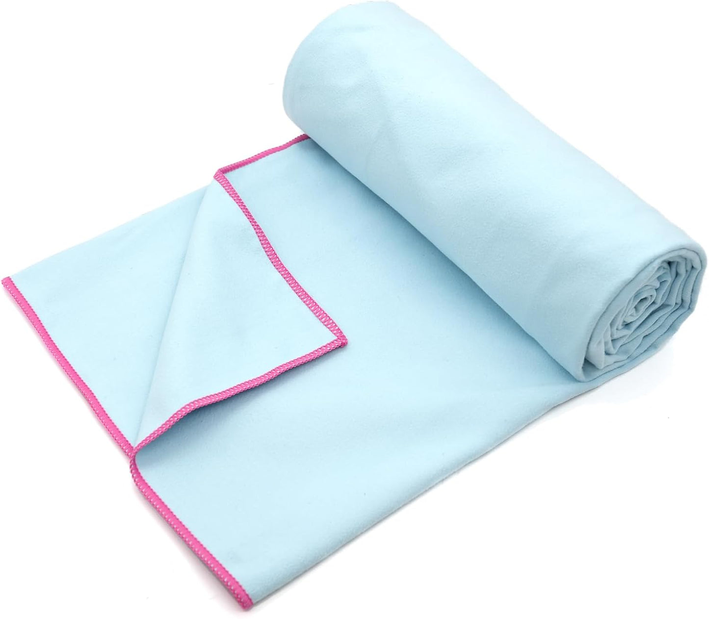 Eunzel Hot Yoga Towel Non-Slip Yoga Mat Towel Ultra-Absorbent Microfiber Towel for Hot Yoga, Pilates，Bikram and Workout 26.5"x 72"