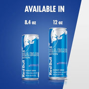 Red Bull Sea Blue Edition Energy Drink, Juneberry, with 80mg Caffeine plus Taurine & B Vitamins, 8.4 Fl Oz, Pack of 24 Cans