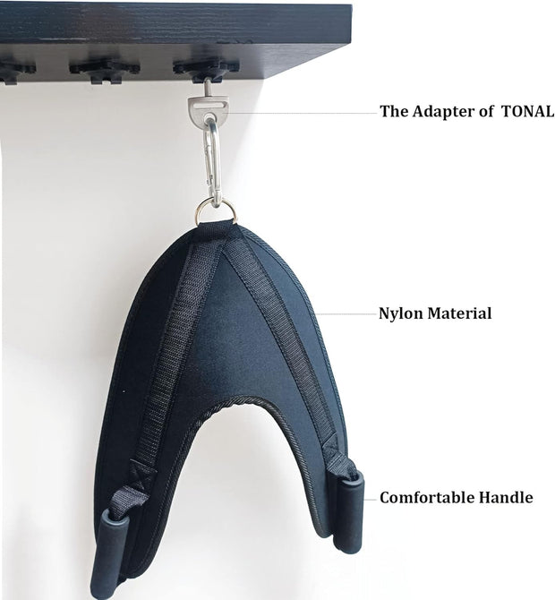 Tonal Accessories with T Lock Adapter,Tonal Machine Gym Accessories,Ab Cable Crunch Harness for Tonal Core Muscle Training