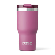 RTIC 30oz Essential Tumbler with Lid, Insulated, Stainless Steel, Metal, Double Wall Vacuum-Insulation, Ceramic Lined, Travel Cup for Iced Coffee, Tea, Hot and Cold Drink, Graphite