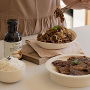 O'Food Premium Korean BBQ Sauce, Bulgogi Galbi(Kalbi) KBBQ Marinade, 14.5 oz - No MSG, No Corn Syrup, Perfect for Wings, Chicken, Beef, Pork, Seafood, Noodles