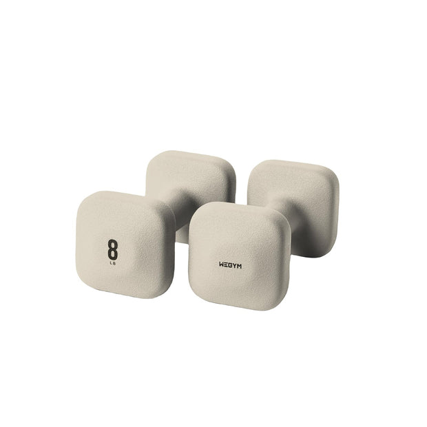 SafeGrip Dumbbells, Anti-Slip, Anti-Roll, Thick Handles, Free Weights, Square Dumbbells for Secure Workouts at Home, Weightlifting, and Personal Training
