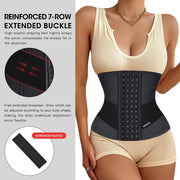 KIMIKAL Women Waist Trainer Corset Belt: Under Clothes Sport Tummy Control Long Torso Shapewear