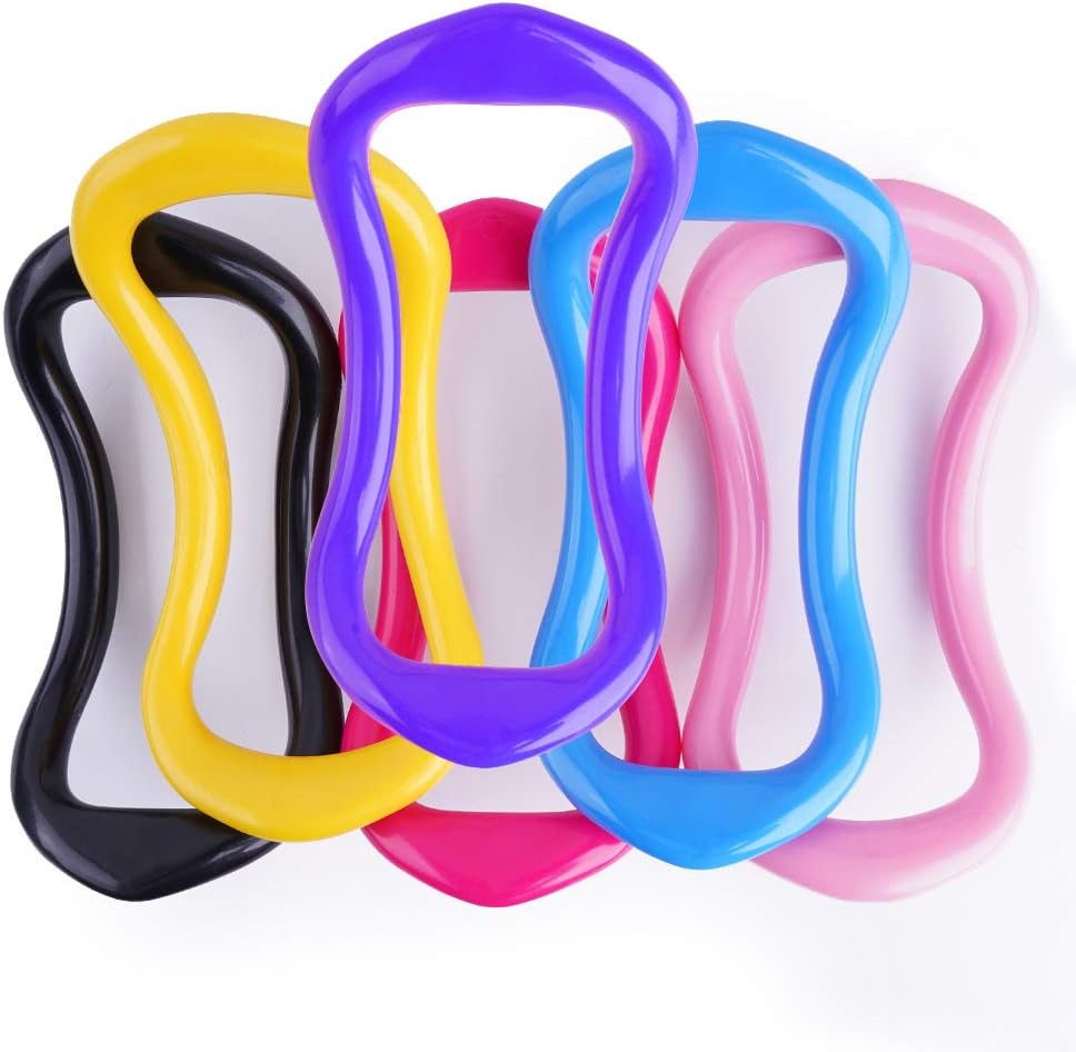 2pcs Yoga Circle Stretch Resistance Bodybuilding Pilates Ring Tools Workout Fitness