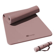 KEEP Yoga Mat, 32" Extra Wide Exercise Mat with Strap for Men and Women, 7mm Thick Double-Sided Non-Slip Eco-friendly Yoga Mat for Pilates, Workout and Fitness