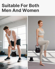 YOTTOY Adjustable Kettlebell,3.5-22.5LB Kettlebells Adjustable Set,Strength Training Kettlebells for Home Gym