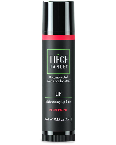 Tiege Hanley Hydrating Lip Balm, Peppermint - Moisturizing Lip Care Treatment Products for Dry & Cracked Lips - Hidratante de Labios