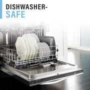 Stainless Steel Coffee Mugs with Lid (Set of 2) - 14 oz Double Walled Steel Coffee Glasses with Lid & Handle - Travel, Outdoor, Camping - Vacuum, Shatterproof, Durable