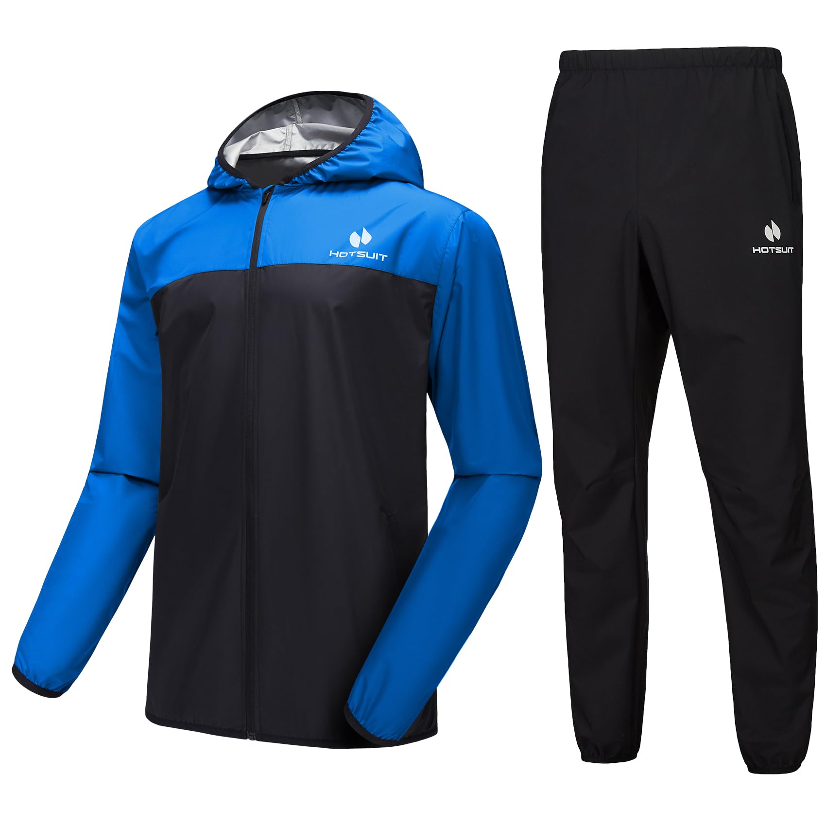 HOTSUIT Sauna Suit for Men Sweat Suits Gym Workout Exercise Sauna Jacket Pant Full Body