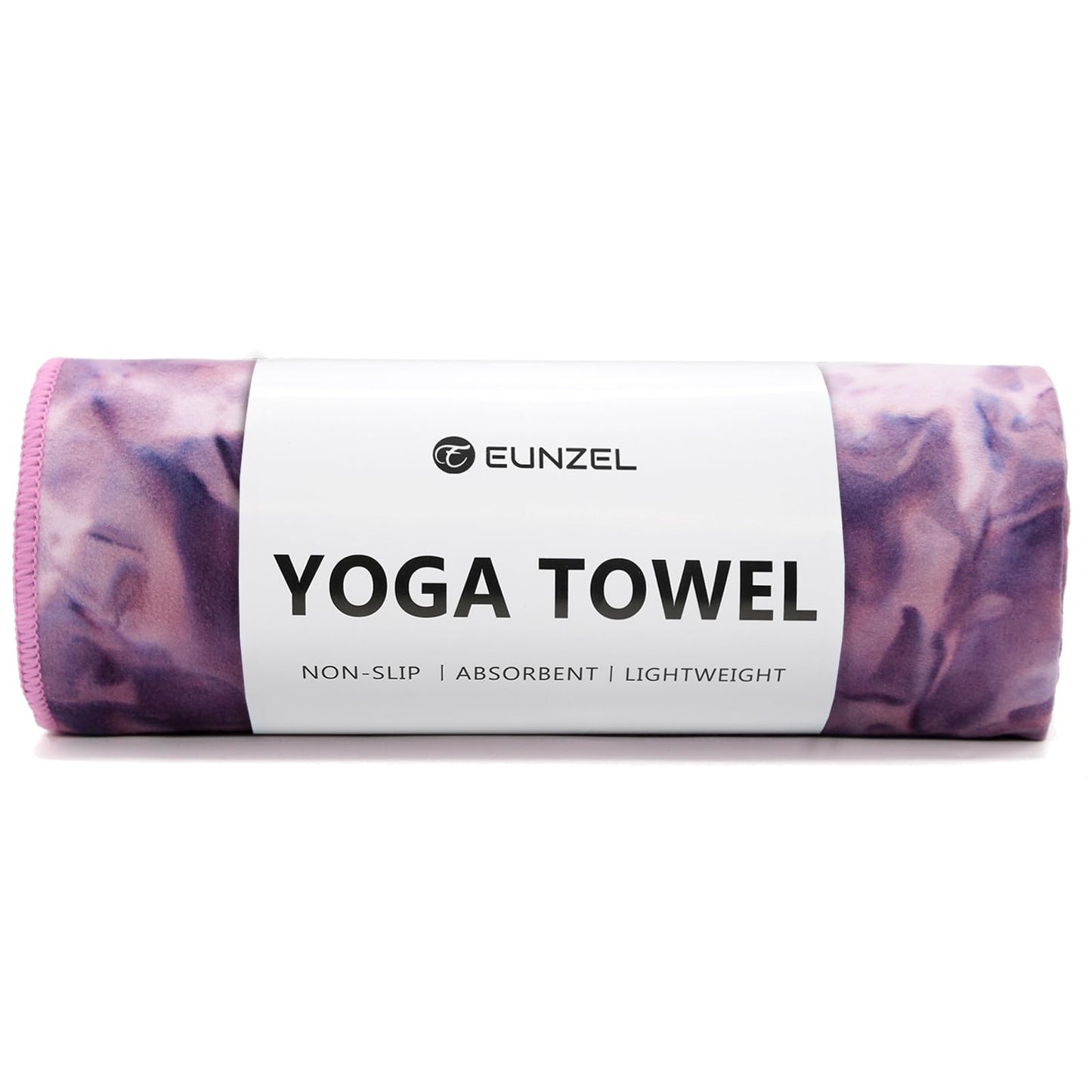 Eunzel Hot Yoga Towel Non-Slip Yoga Mat Towel Ultra-Absorbent Microfiber Towel for Hot Yoga, Pilates，Bikram and Workout 26.5"x 72"