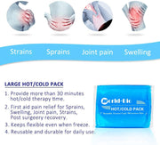 Soft Ice Packs Reusable Gel Pack 2, Hot and Cold Gel Ice Packs for Injuries, Headaches, Joint Pain Relief, Comfort Ice Pack Flexible Therapy on Neck, Ankle, Knee, Leg, Shoulder, Elbow, Wrist, Feet