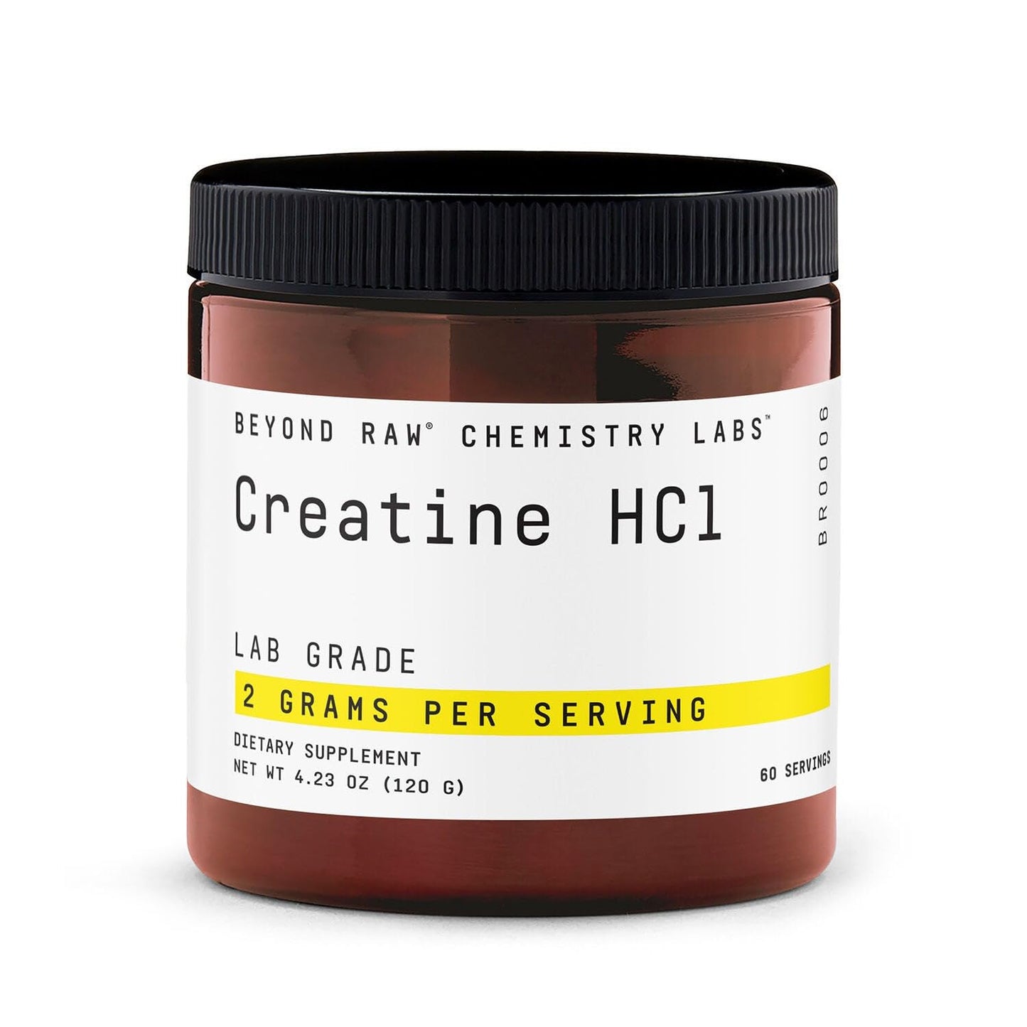 BEYOND RAW Science-Backed Creatine HCl Powder, Lab Grade, for Muscle Strength and Growth, Energy Production, Athletic Performance, Cognitive Support, Cellular Hydration, 120 Servings
