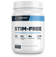 Transparent Labs Stim-Free Pre-Workout - Caffeine & Stim Free Pre Workout Powder for Men and Women with Beta Alanine Powder, Citrulline Malate, & elevATP - 30 Servings, Tropical Punch