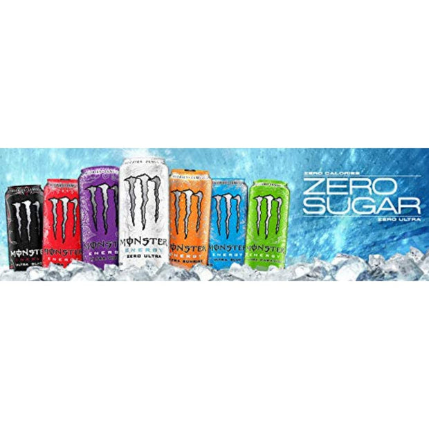 Monster Energy Sampler Pack, Super Drink 10 Flavor Variety Pack - 16 Fl Oz Cans (10 Pack) by Gsuila, 16.0 fluid_ounces
