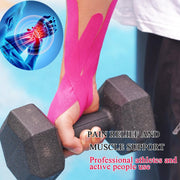 Kinesiology Tape for Wrist Precut, 12pc Waterproof & Breathable Bowling Wrist Tapes, Hypoallergenic Latex-Free Elastic Athletic Tape for Carpal Tunnel, Sports Joints Muscle Support.(Mix)