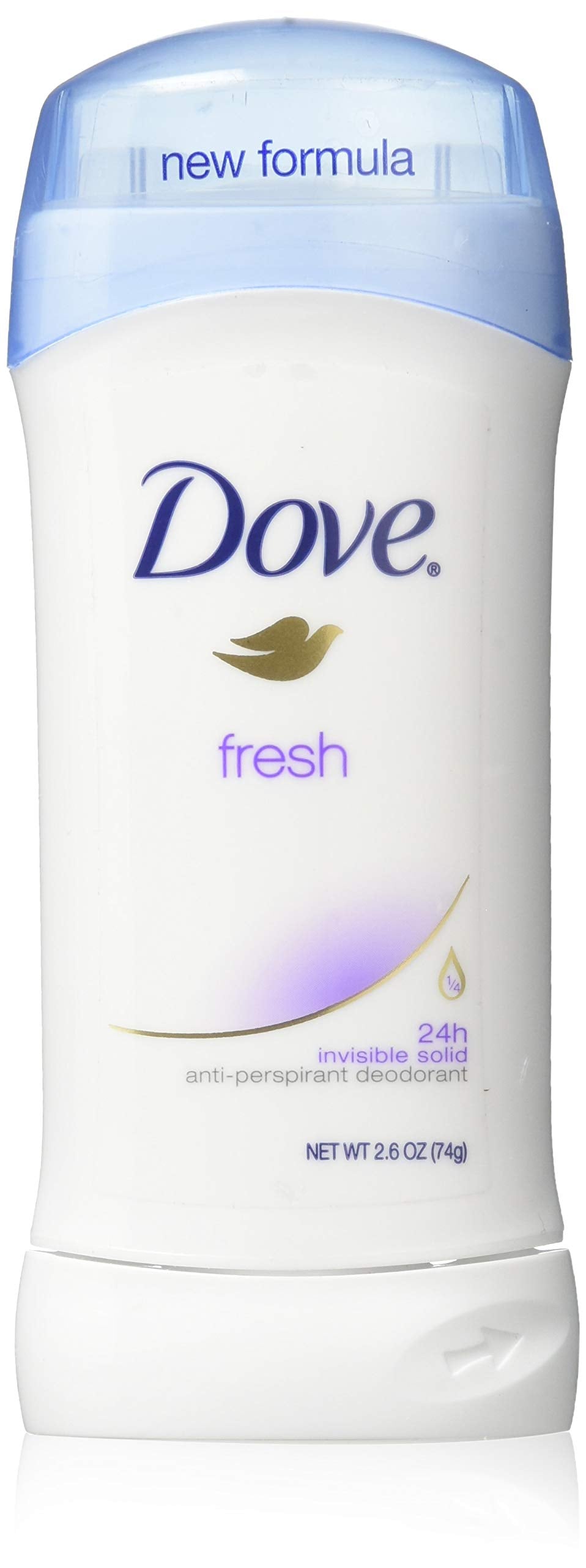 Dove Invisible Solid Antiperspirant Deodorant Stick for Women, Powder, For All Day Underarm Sweat & Odor Protection 2.6 oz 2 Count