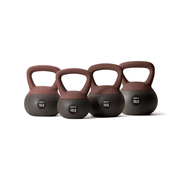Soft Kettlebells with Cushioned Impact-Resistant Base and Anti-Slip, Wide-Grip Handle for Home Workouts, Weightlifting, and Full Body Strength Training
