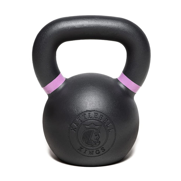 Kettlebell Kings Powder Coated Kettlebell Weights 5-90 LB | Workout Gym Equipment & Strength training sets for Women & Men | Durable Coating for Grip Strength, Rust Prevention