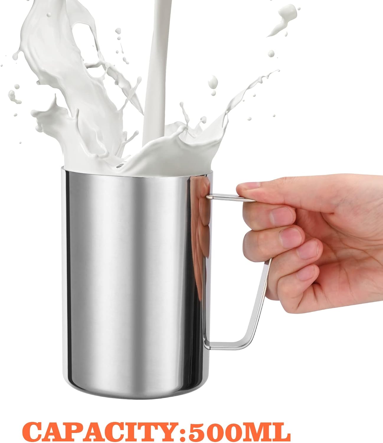 16.9oz/500ml Stainless Steel Double Wall Mug,Camping Mug,Suitable for Coffee, Milk,Juice,Tea and other Cold or Hot Drinks