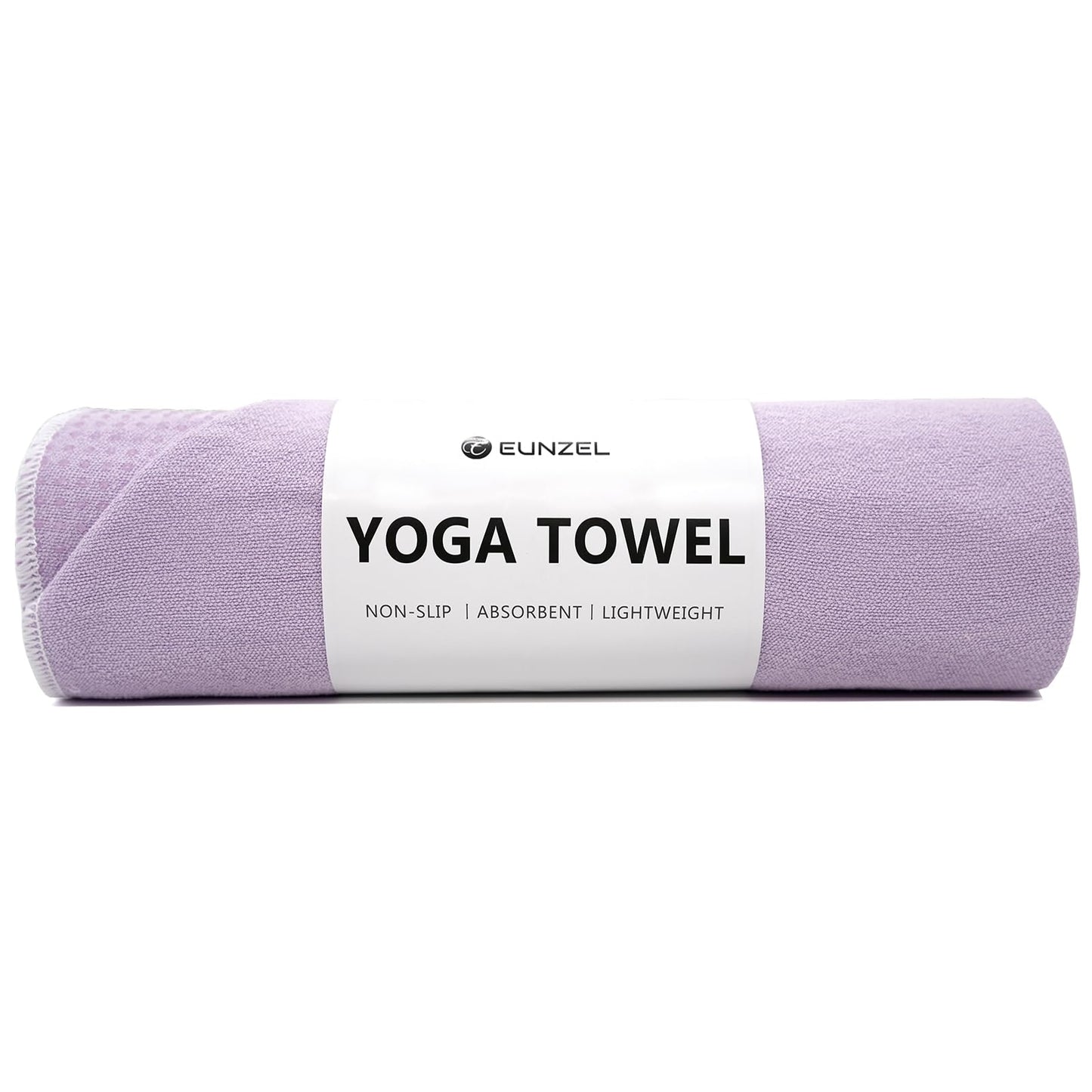 Eunzel Hot Yoga Towel - Microfiber Non Slip Yoga Mat Towel with Grip Dot Sweat Absorbent Towel for Hot Yoga, Pilates and Fitness 72" x 24", Dark Cyan/Orange