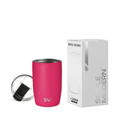 Simple Modern Travel Coffee Mug Tumbler with Flip Lid | Reusable Insulated Stainless Steel Cold Brew Iced Coffee Cup Thermos | Gifts for Women Men Him Her | Voyager Collection | 12oz | Almond Birch