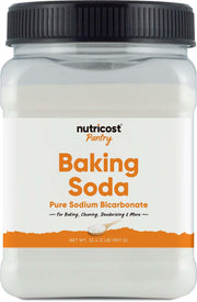 Nutricost Pantry Baking Soda (1 LB) - For Baking, Cleaning, Deodorizing, and More