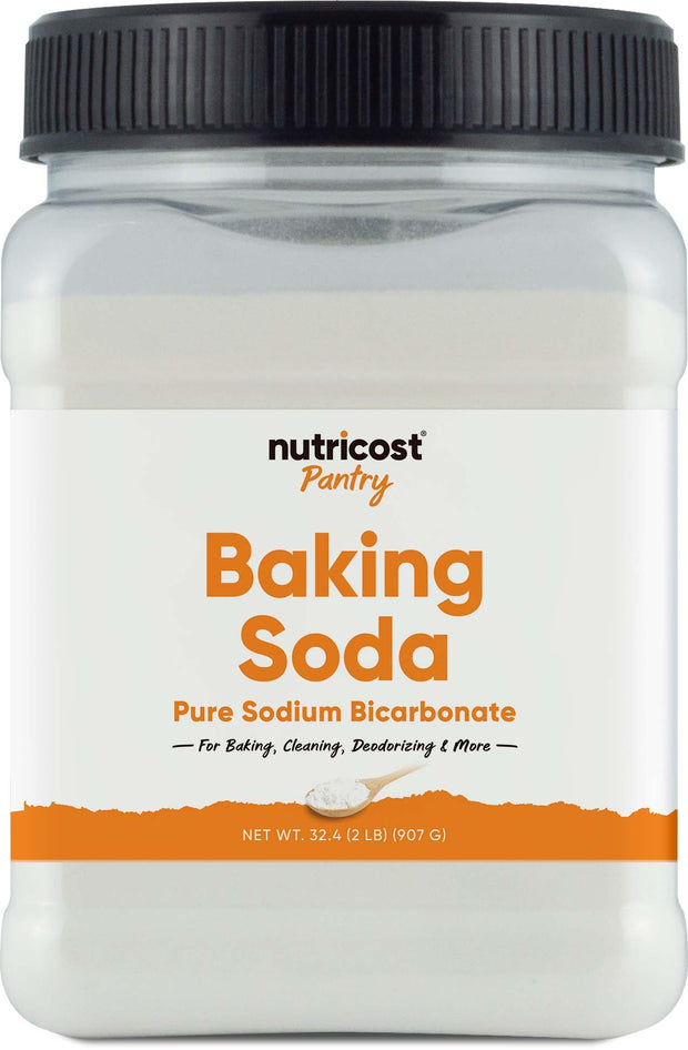 Nutricost Pantry Baking Soda (1 LB) - For Baking, Cleaning, Deodorizing, and More
