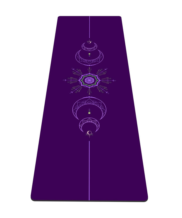 nuveti Yoga Mat Print Extra Thick TPE Non Slip Fitness Exercise Mat with Carrying Bag,72"x24" Extra Thick 6MM Exercise & Workout Mat for Yoga, Pilates Fitness and Floor Exercises