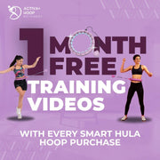 Swiss Activa+ Smart Hula Hoop - Infinity Hoop for Adults - Won't Fall Off - Weight Loss Exercise Equipment