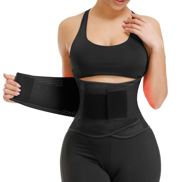 VENUZOR Waist Trainer Belt for Women - Waist Cincher Trimmer - Slimming Body Shaper Belt - Sport Girdle Belt (UP Graded)