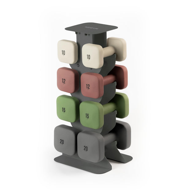 SafeGrip Dumbbells, Anti-Slip, Anti-Roll, Thick Handles, Free Weights, Square Dumbbells for Secure Workouts at Home, Weightlifting, and Personal Training