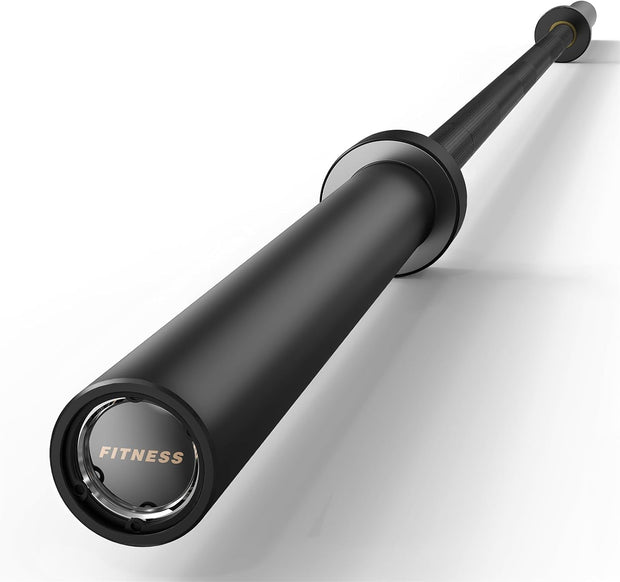 PAPABABE Olympic Barbell, 2-inch 45lb/35lb Weight Bar for Strength Training. 6.5ft/7ft Olympic Bar, 1000lb Plus Capacity, Chrome/Zinc Plating, knurled Grip for Bench Press Deadlift Squat