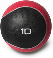 WF Athletic Supply Medicine & Exercise Ball - Durable Rubber & Consistent Weight Distribution; Comfort Textured Grip for Strength, Balance & Core Training, Multiple Choices Available