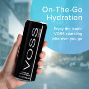 VOSS Artesian Sparkling Water Cans - 3 Pack of 8 – 24 Slim Cans - Pure Carbonated Water Refreshment - Perfect for Celebrations, Home, Office, On-the-Go Hydration