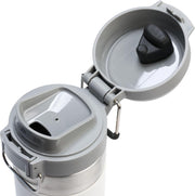 Stanley Quick Flip GO Water Bottle 24 oz | Push Button Lid | Leakproof and Packable for Travel and Sports | Insulated Stainless Steel | BPA-Free | Frost