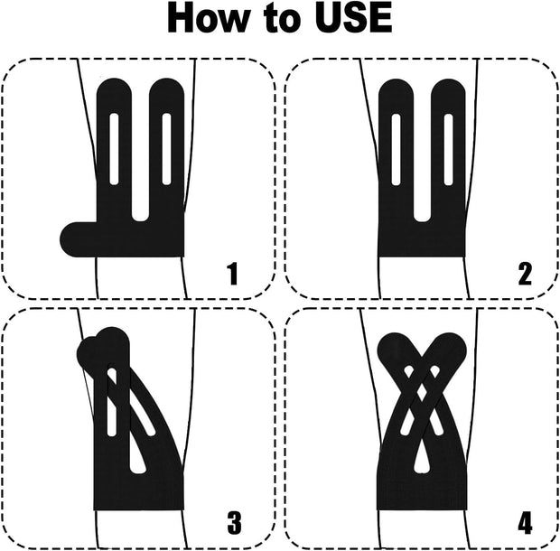 Precut Kinesiology Knee Tape Hypoallergenic Athletic for Knee Pain Knee Tape for Knee Pain Relief Pre Cut Knee Support & Stability, Pain Relief – Breathable