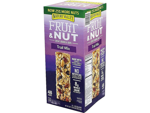 Nature Valley Chewy Trail Mix Fruit and Nut Bars, 1.2 oz. bars, 48-Count