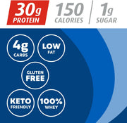 Premier Protein Powder, Vanilla Milkshake, 30g Protein, 1g Sugar, 100% Whey Protein, Keto Friendly, No Soy Ingredients, Gluten Free, 17 Servings, 23.3 Ounces
