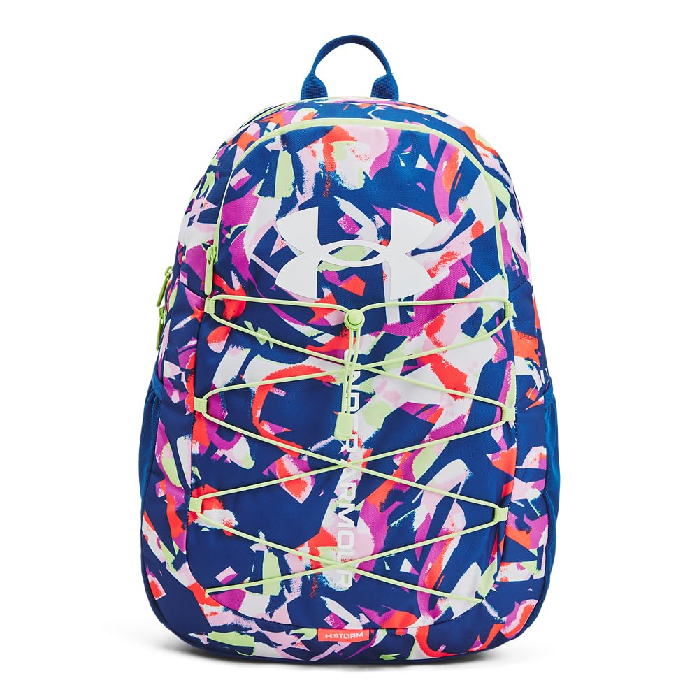 Under Armour Unisex-Adult Hustle Sport Backpack , Black (001)/Silver , One Size Fits All