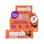 MOSH Variety Pack Keto Protein Bars, High Fiber, Low Carb, Gluten Free, High Protein, Brain Healthy Snack with Ashwagandha, Lion's Mane, 15 Count