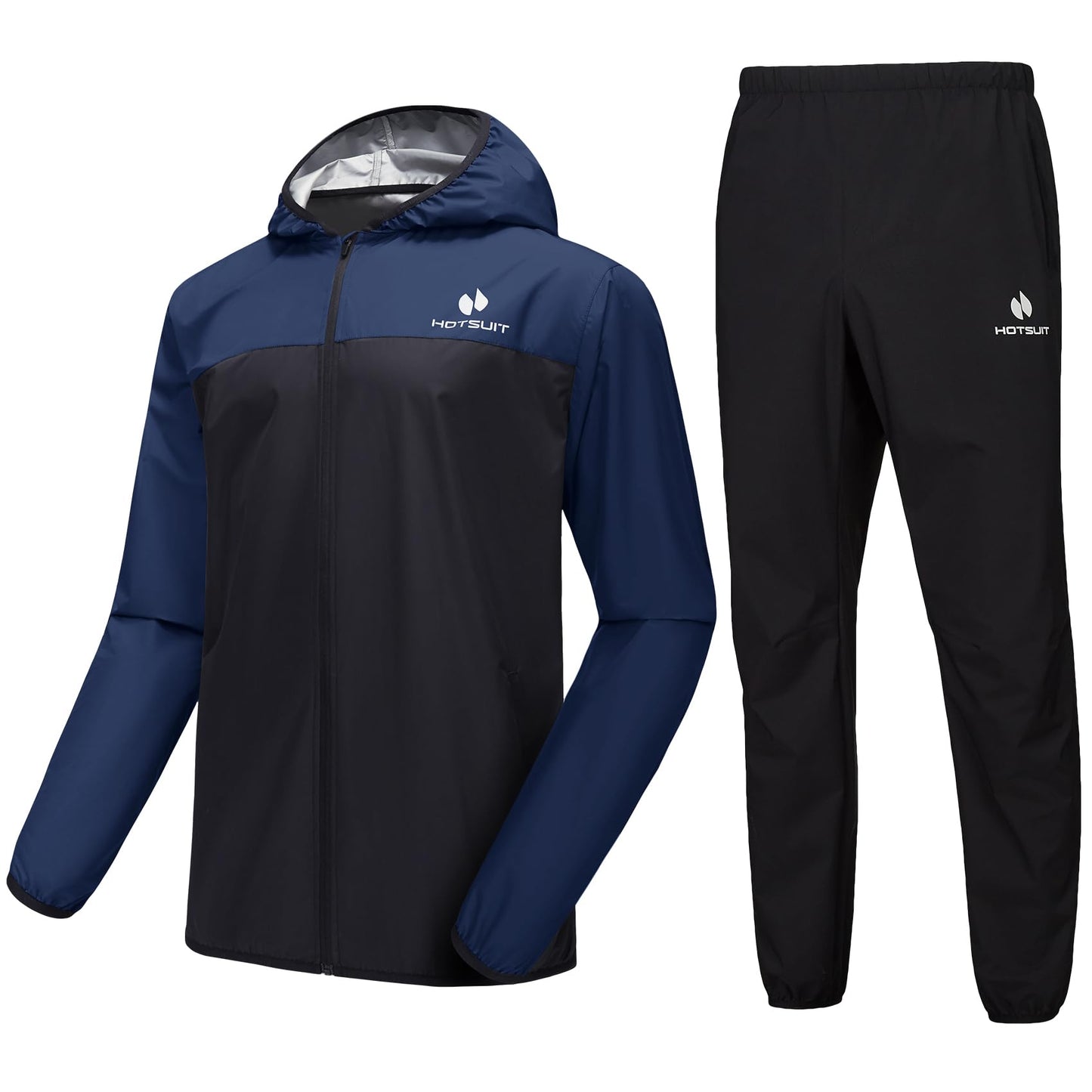 HOTSUIT Sauna Suit for Men Sweat Suits Gym Workout Exercise Sauna Jacket Pant Full Body