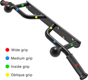 Kipika Heavy Duty Wall Mounted Doorway Pull Up Bar, Multifunctional Chin Up Bar, Portable Fitness Door Bar, Body Workout Home Gym System