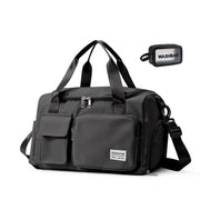 Small Gym Bag for Women, Travel Duffle Bag Carry On Weekender Bag with Shoe Compartment