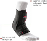 McDavid Ankle Brace Ultralight for Sprained Ankle, Figure 8 Ankle Braces, Lace up Ankle Brace, Ankle Braces for Men and Women, Ankle Support Brace and Stabilizer
