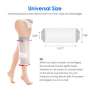 Waterproof Cast Cover for Shower Ankle Wound Protector Bath Adult Watertight Cast Bag Showering for Surgery Foot, Ankle, Burns Reusable (A-Foot)