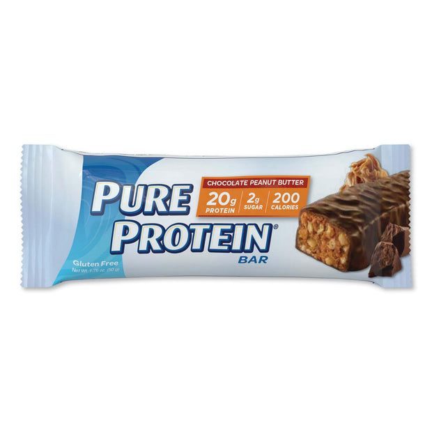 Pure Protein Galactic Brownie Bars - 12 Count Box | 20g High Protein, Gluten-Free, On-the-Go Snack | Ideal Pre & Post-Workout Fuel | Low Sugar, Great Taste!