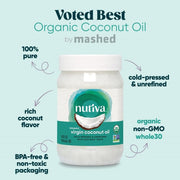Nutiva, Organic Coconut Oil, 15 Fl Oz
