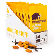 Mammoth Bar Variety Pack – 10 Organic Protein Bars – Prebiotic • Paleo • Gluten Free • Egg Protein • GMO Free • Raw • Premium Nuts